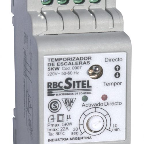 Cód. 0907 - Temporizador de Escalera - 5 KW
