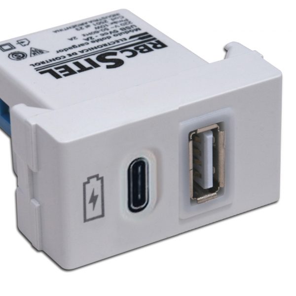 Cód. 1301 - Cargadores USB  3A combinado A + C